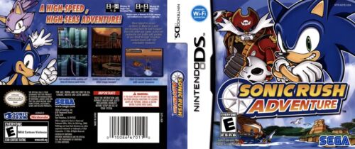 - Custodia arte di ricambio Sonic Rush Adventure DS solo inserti cover