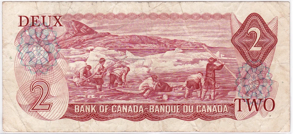 Mazuma *F2015 Canada Queen Elizabeth QEII 1973 $2 ABG8131112 VF - Image 2 of 2