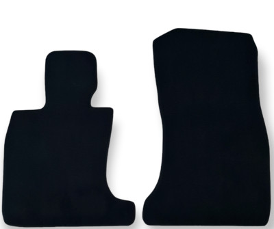 Front Car Floor Mats Velour For BMW 7 F02 Waterproof Black Carpet Liners New 2pc