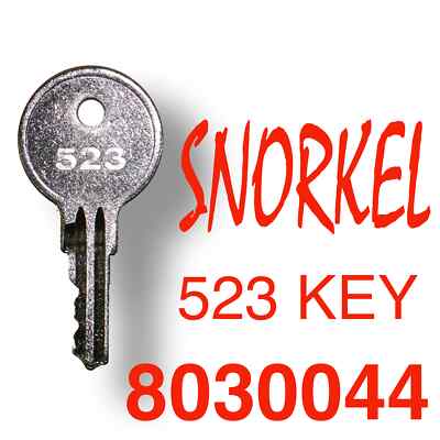 Heavy Equipment Key CH523 - Snorkel 523  - Snorkel 8030044 - LIFT KEY - NEW