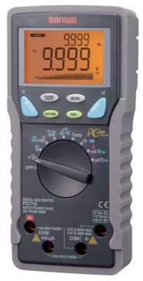 Sanwa Digital Multimeters PC710 (Pc Link) Dual Display High Accuracy True Rms ao