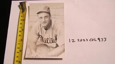 Eddie Miller signed Photo Postcard