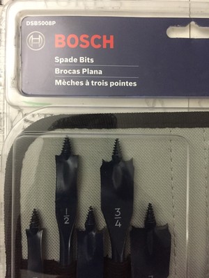 Bosch Daredevil Spaten-Bit-Set 8-teilig – Für Saubere Löcher, Schnell & Vibrationsarm