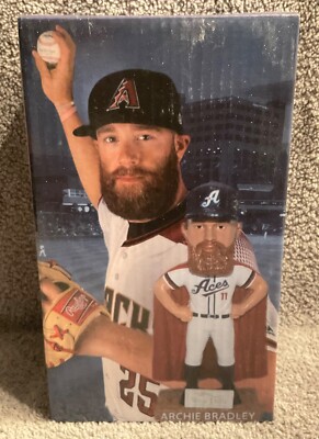 ARCHIE BRADLEY RENO ACES ARIZONA DIAMONDBACKS SUPERHERO BOBBLEHEAD New ...
