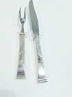 REED & BARTON STERLING SILVER CLASSIC ROSE LARGE CARVING SET