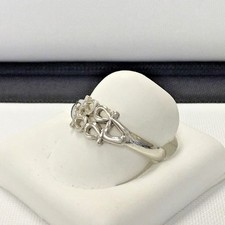 Egyptian Solid Silver Quad Ankh Unique Hand Made Ring Various size 7 1/4 