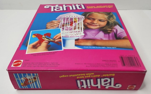 Barbie 1985, Tahiti pet bird Fabriqué à Taïwan Neuf* | UK
