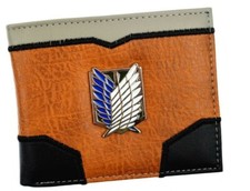 Attack on Titan Metal Logo Bi-Fold Wallet