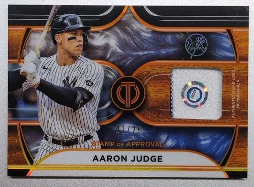 2022 Topps Tribute Aaron Judge Relic Card 1/25 SOA-AJ