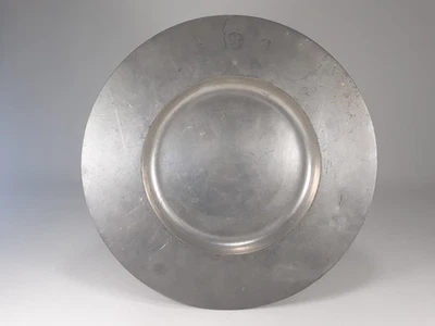 Assiette CARDINALE étain XIXème ARTHUR CHAUMETTE 1887 poinçon copie - Photo 1/4