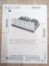 STROMBERG-CARLSON ASR-220C Tubed Stereo Amplifier - NOS Sams Photofact 584/12