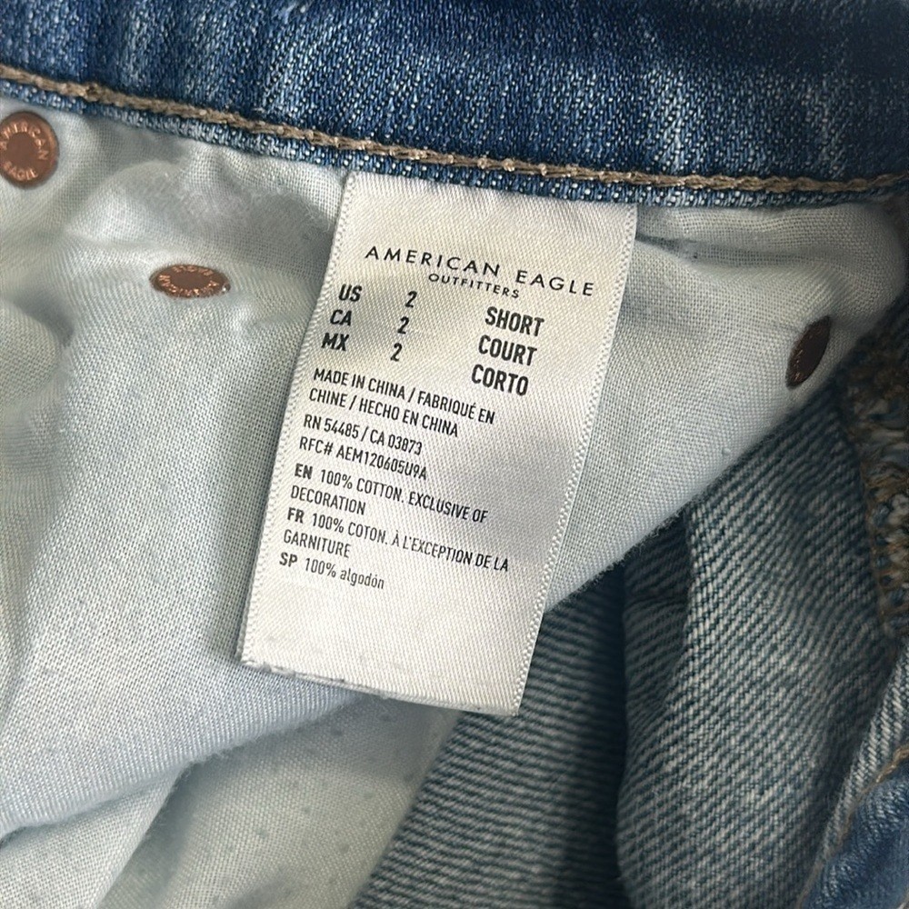 American Eagle 90s Bootcut Split Bottom Denim Jea… - image 11