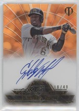2014 Topps Tribute to the Pastime Orange 10/40 Starling Marte #TPT-SMA Auto 1u6