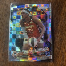 2025 Panini Prizm WNBa - Aaliyah Edwards #94 Silver Pandora