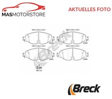 SATZ BREMSBELÄGE BREMSKLÖTZE VORNE BRECK 25683 00 701 10 I FÜR AUDI A1,GBA
