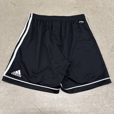 Adidas Squadra 17 Men  s Medium Black Soccer Training Shorts Athletic 3S BK4766