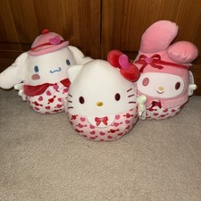 3 Sanrio Valentines 2025 Squishmallows; My Melody, Hello Kitty, Cinnamoroll, 8  