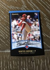 Hunter Greene Rare Rookie 2022 Topps TBT #52 2001 Bowman Design