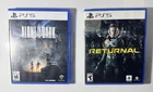 PlayStation 5 Game Lot: Returnal & Alone In The Dark TWO Tested Sony PS 5 Games
