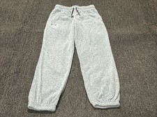 Under Armour Kids Youth Medium Grey Jogger Sweatpants Athletic NEW