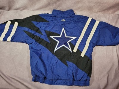 Vintage Dallas Cowboys APEX One NFL Windbreaker Jacket Men Large Sharktooth Rare