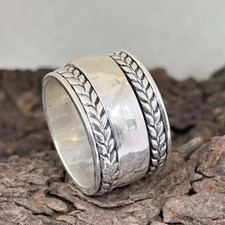 925 Sterling Silver, Solid Silver, Band Ring, Wide Band Ring