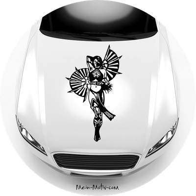 Autoaufkleber Mortal Kombat Prinzessin Kitana