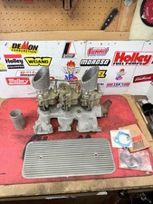 Weiand Fm436 Ford 272-312 Y Block Tri Power 3x2 Aluminum Intake Ford 94 Carbs Weiand Fm436 Ford 272-312 Y Block Tri Power 3x2 Aluminum Intake Ford 94 Carbs