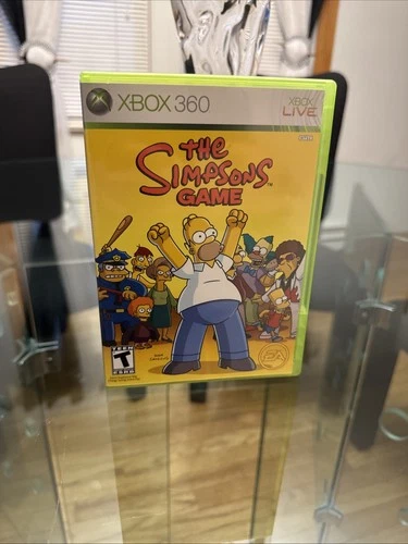 The Simpsons Game - Microsoft Xbox 360 - CIB Complete W/Manual Tested VG+