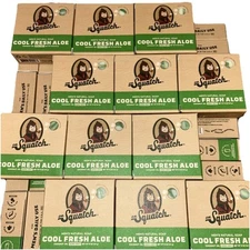 ( Pack of 12 ) Dr. Squatch Cool Fresh Aloe Zero Grit | 5 Oz | FREE SHIPPING