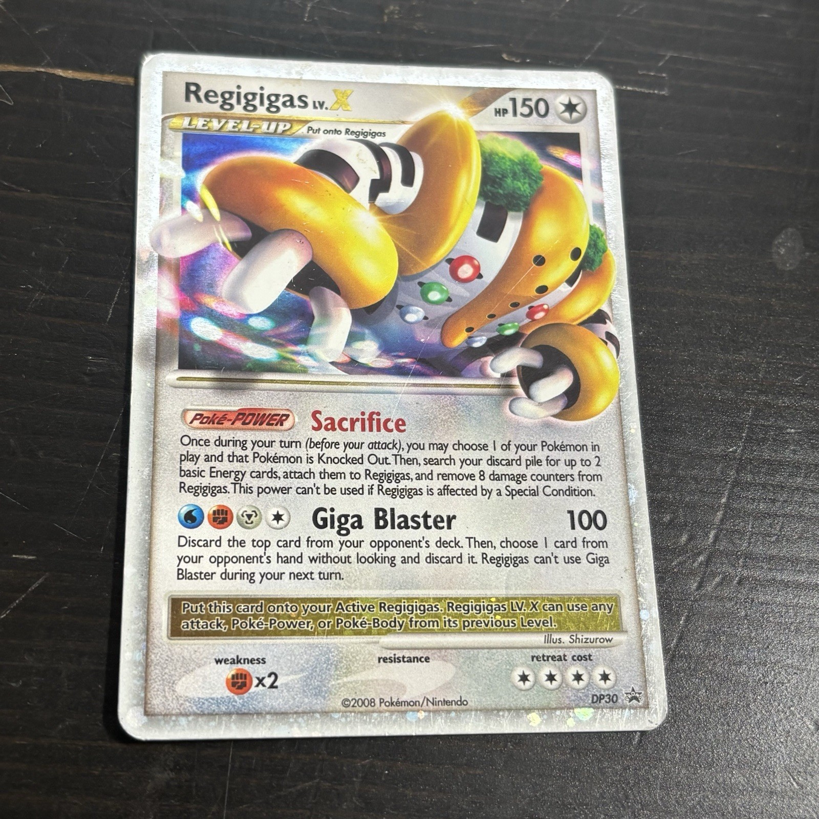 Regigigas LV.X - Holo Diamond and Pearl Promos DP30 MP Pokémon TCG