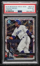 2018 Bowman Chrome Prospects Mega Box Mojo Refractor Johan Mieses PSA 10 8d2