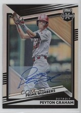2022 Elite Extra Edition Prime Numbers A Signatures /185 Peyton Graham Auto 0u66