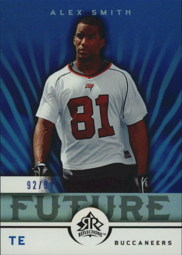 2005 Reflections Blue #244 Alex Smith TE /99 - FB