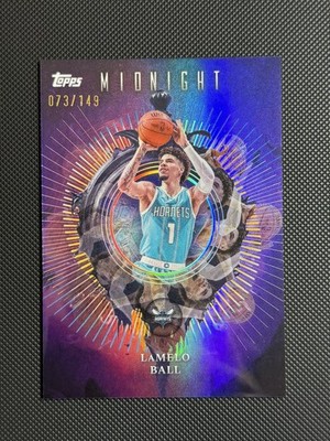 2025-26 Topps Midnight LaMelo Ball Insomnia Summer Solstice #/149 Hornets NBA