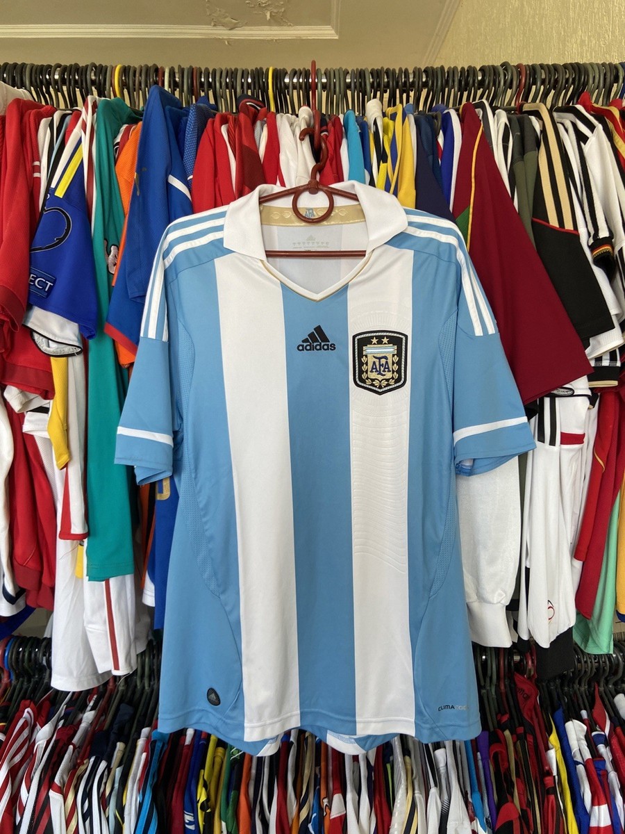 ARGENTINA 2011 2013 HOME FOOTBALL SHIRT SOCCER JERSEY ADIDAS