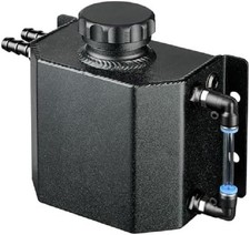 Coolant Overflow Tank Aluminum Radiator Tank Reservoir Expansion Tank Universa