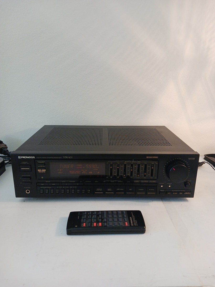 Vintage Pioneer VSX-401 Audio/video Stereo Receiver Dolby Surround