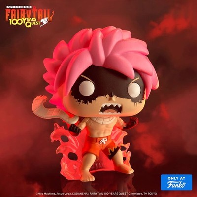Funko POP! Fairy Tail 100 Years Quest Natsu Fired Up Figure #2290