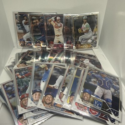 2023 Topps Chrome Baseball Card Lot (43 Cards)