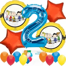 Anagram Peanuts Snoopy Birthday Balloons Party Supplies #2 -Officially Licensed