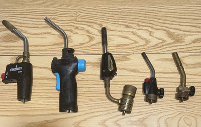 Bernzomatic TS4000, Trigger Start Torch, Turbo Torch,Lot Of 5, Read Description