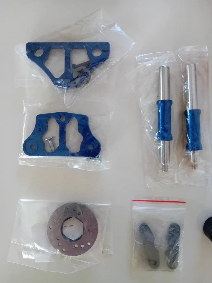 Nuova Faor Bundle Upgrade ERGAL Sf 501  Bike 1:5 Moto Rc Nitro No Thunder Tiger - Immagine 3 di 4