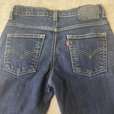 Levi  s 511 Performance Boys 12 Reg Jeans Slim Dark Wash Denim 26W X 26L USA