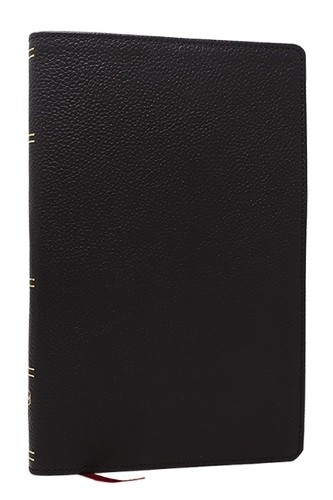 KJV, Personal Size New Testament, Black Genuine Leather, Red ... - 9781400350070