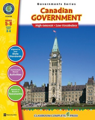 Canadian Government Gr. 5-8 - Classroom Complete Press (North American Gover...