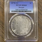 Morgan Dollar 1878 Carson City PCGS MS64 Silver $1 KM#110 90060788
