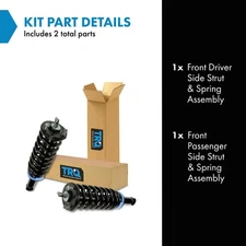 TRQ Front Strut & Spring Set Driver & Passenger Sides For 01-07 Toyota Sequoia