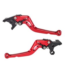 MIDI Einstellbare Kupplungs + Bremshebel ABE rot für Quad Suzuki LTZ 400 LTR 450