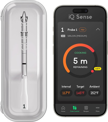 Sense | Smart Wireless Meat Thermometer | Ultra-Thin Probe | Wifi Unlimited Rang